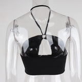 Irregular Slim Halter Halter Sling Wrap Chest