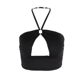 Irregular Slim Halter Halter Sling Wrap Chest
