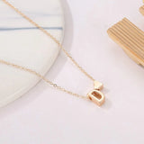 1pcs Gold Letter Pendant Necklace Party Favors And Gifts