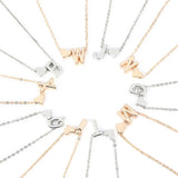 1pcs Gold Letter Pendant Necklace Party Favors And Gifts