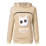 Pet sweater cat carrier outfit