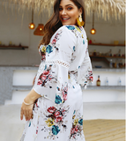 Women Hollow Out Bohemian flower case Brussels