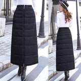 Down cotton skirt both side picture