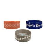 Round Plastic Pet Bowls