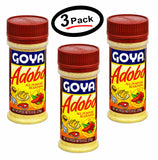 (3 Pack) Goya Adobo All Purpose Seasoning Hot, CON PIQUE / PICANTE 8 Ounce - New