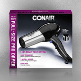 Conair 1875 Watt Full Size Pro Hair Dryer with Ionic Conditioning