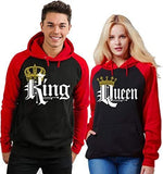 Printed Hooded Couple Sweatshirt