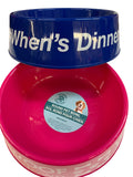 Round Plastic Pet Bowls
