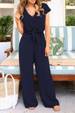 Button female jumpsuit  polyester fiber women's summer beach dress