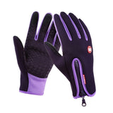 Hot Winter Gloves For Men Women Touchscreen Warm Outdoor Cycling Driving Motorcycle Cold Gloves Windproof Non-Slip