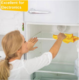 (2 Pack) 6 PCS 100% Pure Cotton Yellow Multi-Purpose Dusters Cleaning Cloths-New