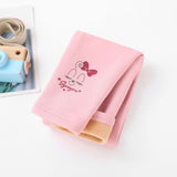 Autumn Winter Baby Girls Leggings Thick Warm Cute Rabbit Kid Plus Velvet Pants Children Solid Trousers