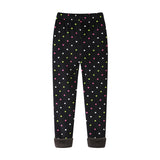 4-13Y Girls Pants Winter Trousers Warm Leggings Thicken Velvet Star Print Kids Pants