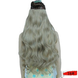 Rocks Curly Synthetic Hair Clip Extensions For Black Women Wavy  Wig