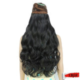 Rocks Curly Synthetic Hair Clip Extensions For Black Women Wavy  Wig