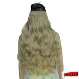 Rocks Curly Synthetic Hair Clip Extensions For Black Women Wavy  Wig