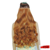 Rocks Curly Synthetic Hair Clip Extensions For Black Women Wavy  Wig