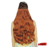 Rocks Curly Synthetic Hair Clip Extensions For Black Women Wavy  Wig