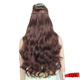 Rocks Curly Synthetic Hair Clip Extensions For Black Women Wavy  Wig