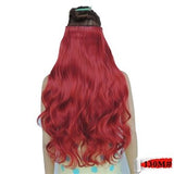 Rocks Curly Synthetic Hair Clip Extensions For Black Women Wavy  Wig