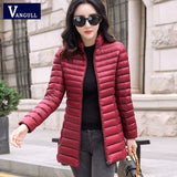 Vangull New Autumn Winter Women Warm Jacket Casual Pocket Coat