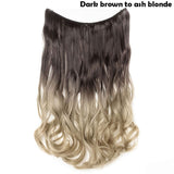 SNOILITE 20 inches long Synthetic Extensions Secret Invisible Hairpieces