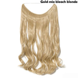SNOILITE 20 inches long Synthetic Extensions Secret Invisible Hairpieces