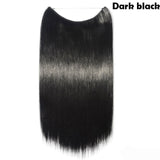SNOILITE 20 inches long Synthetic Extensions Secret Invisible Hairpieces