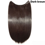 SNOILITE 20 inches long Synthetic Extensions Secret Invisible Hairpieces