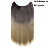 SNOILITE 20 inches long Synthetic Extensions Secret Invisible Hairpieces
