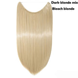 SNOILITE 20 inches long Synthetic Extensions Secret Invisible Hairpieces