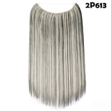 SNOILITE 20 inches long Synthetic Extensions Secret Invisible Hairpieces