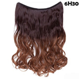 SNOILITE 20 inches long Synthetic Extensions Secret Invisible Hairpieces