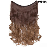 SNOILITE 20 inches long Synthetic Extensions Secret Invisible Hairpieces
