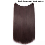 SNOILITE 20 inches long Synthetic Extensions Secret Invisible Hairpieces
