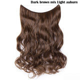 SNOILITE 20 inches long Synthetic Extensions Secret Invisible Hairpieces