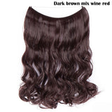 SNOILITE 20 inches long Synthetic Extensions Secret Invisible Hairpieces