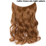 SNOILITE 20 inches long Synthetic Extensions Secret Invisible Hairpieces