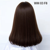 Synthetic Long Straight Natural Hair Wigs With Bangs Womens