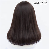 Synthetic Long Straight Natural Hair Wigs With Bangs Womens