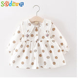 Sodawn Baby Girls Dress Autumn and Winter Girls