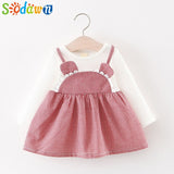Sodawn Baby Girls Dress Autumn and Winter Girls