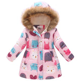 Autumn Winter Jackets and Coat Cotton-Padded Girls Clothes