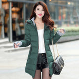 women winter warm coat plus size cotton padded jacket