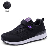 PINSEN Autumn Winter Sneakers Warm Trainers Shoes Chaussure Femme