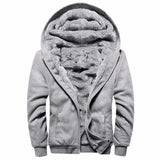 ASALI New Brand Winter Thick Warm Fleece Zipper Coat for Mens