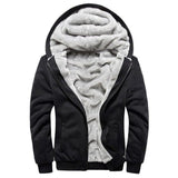 ASALI New Brand Winter Thick Warm Fleece Zipper Coat for Mens