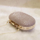Golden Evening Clutch Bag Women Bags Wedding Shiny Handbags