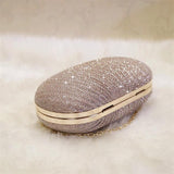 Golden Evening Clutch Bag Women Bags Wedding Shiny Handbags