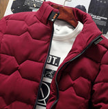 Autumn New Jacket fashion trend Casual thickened warm cotton-padded